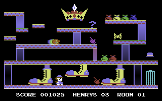 Henry's House screenshot 4 for Commodore 64